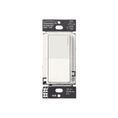 (RadioRA3) Apagador Auxiliar de pared, compañero de apagadores multilocación. Usar en 3 vías o escalera. Color blanco mate.