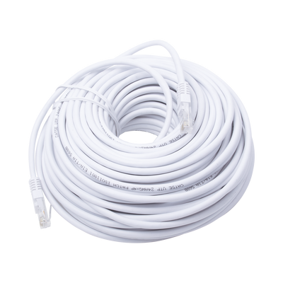 Cable de Parcheo UTP Cat5e - 30 Metros (98.43 Pies) - Blanco