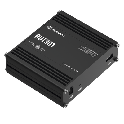 Router Industrial con 5 Puertos Ethernet / RutOS Seguro y Avanzado / Firewall y VPN Integrados / I/O Digital / Administración Remota RMS