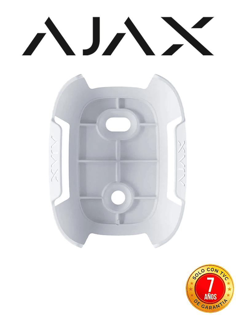 AJAX Holder - Soporte para fijar Button o DoubleButton en superficies. Color Blanco.