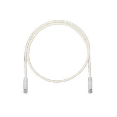 Cable de Parcheo UTP, Cat6A, 26 AWG, CM, Color Blanco Mate, 1.52 Metros (5 Pies)