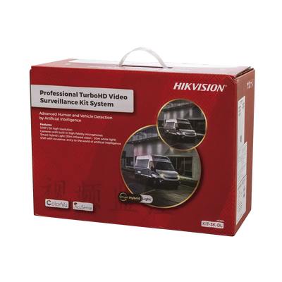 [Dual Light] Kit TurboHD 3K (5 Megapixel) / DVR 4 Canales / 4 Cámaras Bala para Exterior y Metal / Micrófono Integrado / Accesorios de Interconexión / Fuente de Poder