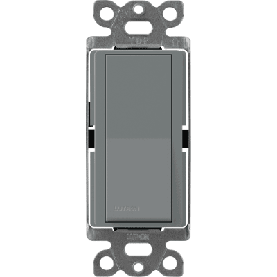 Interruptor Claro, 3 Hilos, 15A, Color Gris