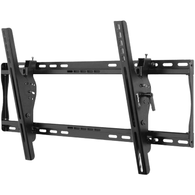 Montaje de pared Universal con inclinacion para Pantallas de 40" a 75" / Inclinación +15° a -5° / Capacidad Carga 79 kg / Sistema Hook-and-Hang Instalación Individual