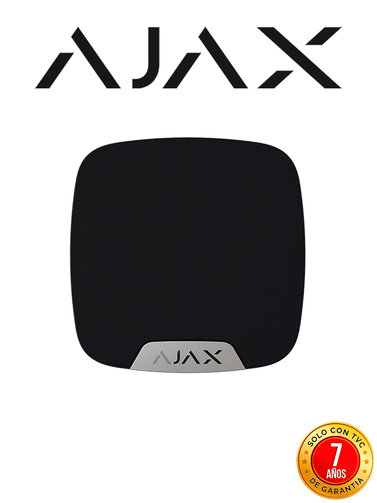 AJAX HomeSirenB - Sirena interior inalámbrica. Color Negro (28274.11.BL3)