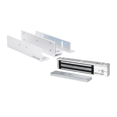 Kit Para Control de Acceso Incluye Chapa Magnética de 600 Lbs / Montaje En Z y L /  Uso Interior / Certificación UL / Color Plata
