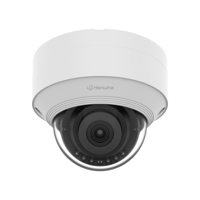 Cámara IP Tipo domo Antivandálica 5 Megapíxel / Lente fijo 4mm / IR 30M / WDR 120db / IP66 / H.265 & WiseStream / Inteligencia Artificial Deteccion de Personas y vehiculos