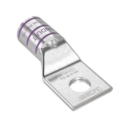 Zapata de Compresión de Cobre con Orificio 3/8", para Cable 4/0 AWG. 1 Piezas