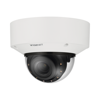 Cámara Domo IP 6MP con IA, Antivandalico / Lente Motorizado de 4.4 a 9.3mm / P-Iris, WDR 120dB / Ranura SD / IP66 IP67 NEMA4X IK10