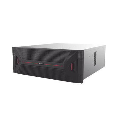 NVR 32 Megapixel (8K) / 128 canales IP / 24 Bahías de Disco Duro / 4 Puertos de Red / Soporta RAID con Hot Swap / Fuente Redundante / NVR de Alto Desempeño