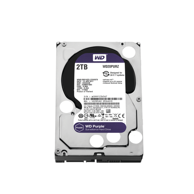 Disco Duro PURPLE de 2TB / 3 AÑOS DE GARANTÍA / Para Videovigilancia