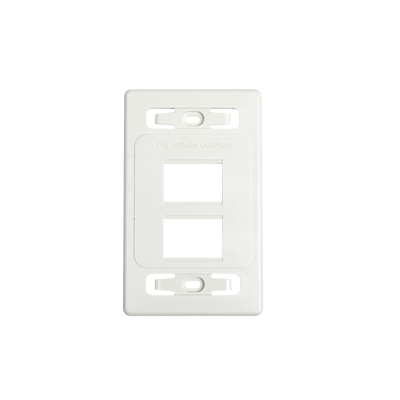 Placa de Pared Modular MAX, de 4 Salidas, Color Blanco, Versión Bulk (Sin Empaque Individual)