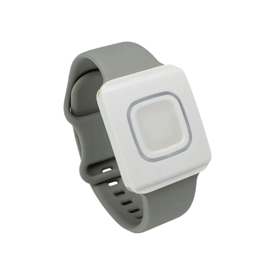 ALULA - Collar Panico Alula / Inalambrico / Tres IDs de Sensor / Montaje en Muñeca, Cuello, Cinturón y Superficie 