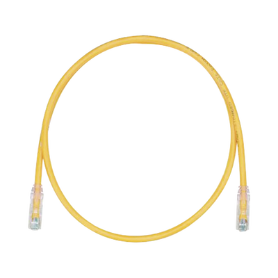 Cable de Parcheo TX6, UTP Cat6, 24 AWG, CM, Color Amarillo, 1.52 Metros (5 Pies)
