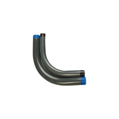 Codo Conduit de 1 1/4” (32 mm) rígido de aluminio recubierto de PVC e interior de uretano.