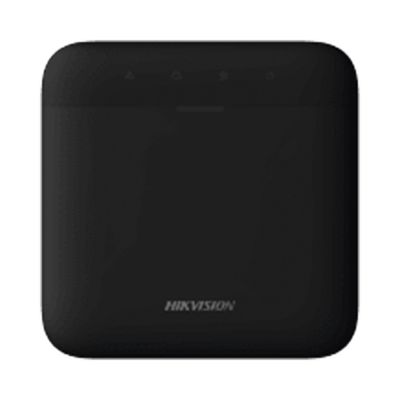 (AX PRO) Panel de Alarma Inalámbrico de Hikvision / Color Negro / Soporta 48 Zonas / GSM 3G/4G, Wi-Fi y Ethernet / Incluye Batería de respaldo / Compatible con los Accesorios AX PRO.