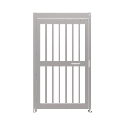 Puerta de Alta Seguridad de Cuerpo Completo Acabado en Acero Inoxidable