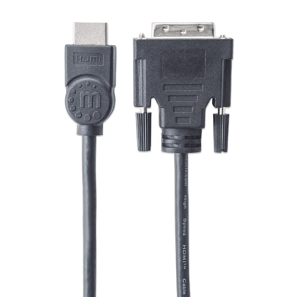 CABLE VIDEO HDMI MANHATTAN DVI-D M-M  1.8M 372503
