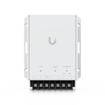 Fuente de Alimentación de 12V con Soporte para Batería de Respaldo SLA Opcional, Compatible con UniFi Retrofit Hub