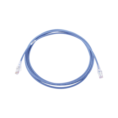 Patch Cord MC6 Modular Cat6 UTP, CM/LS0H, 3.05 Metros (10 Pies), Color Azul, Versión Bulk (Sin Empaque Individual)