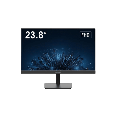 Monitor LED FullHD (1080p) de 24" / Ideal para CCTV, Oficina y Hogar / Entrada HDMI-VGA-BNC / Montaje VESA ( 75 X 75) / Uso 24/7 / Backlight E-LED / Ultra Delgado