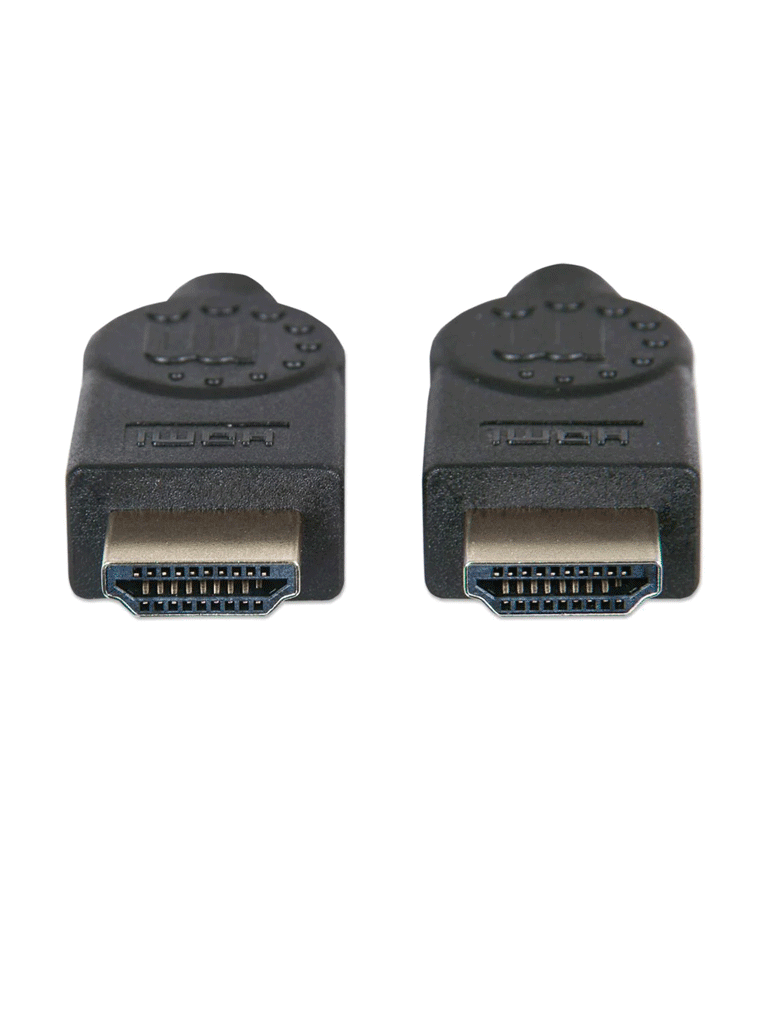 MANHATTAN - 355346 - Cable HDMI de Alta Velocidad con Canal Ethernet, Versión Premium / 4K@60Hz UHD,HEC, ARC, 3D, ancho de banda de 18 Gbps, HDMI Macho a Macho, Blindado, 1.8 m (6 ft.), Negro