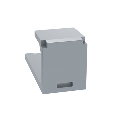 Módulo de Tapa Ciega (Inserto Ciego), Mini-Com, Color Gris, 1 Pieza