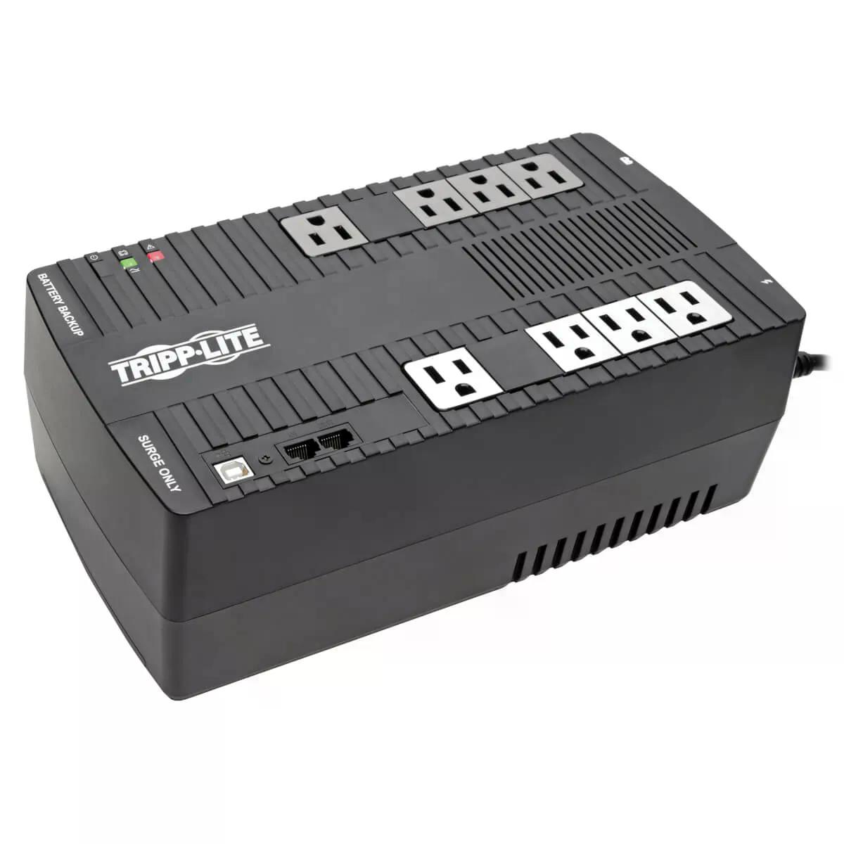 NO-BREAK TRIPP-LITE - 700 VA, 350 W, 12 H, NEGRO, HOGAR Y OFICINA