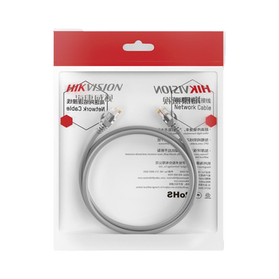 Cable de Parcheo (Patch Cord) / UTP / Cat. 6 (24 AWG) / 10 Metros (32.81 Pies) / Color Gris / Ideal para PoE+ / Interior