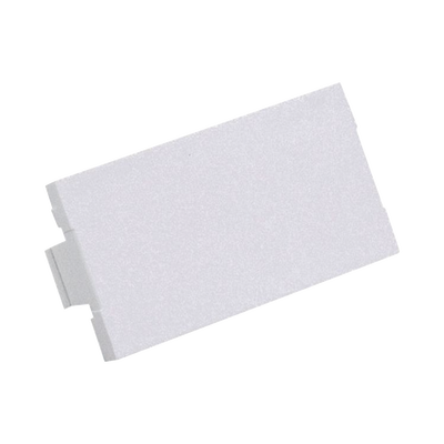 Módulo de Tapa Ciega (Inserto Ciego), de 1/3, Color Blanco Mate, 1 Pieza
