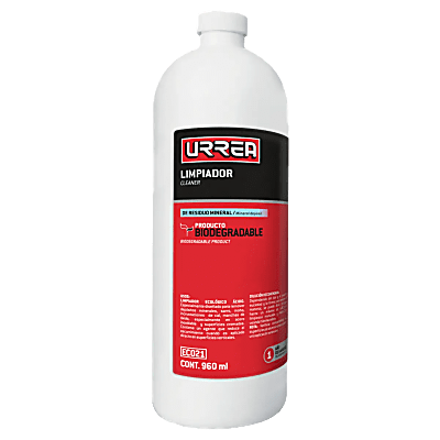 Líquidos Limpiadores de Residuos Minerales / Ecológico y Biodegradable / Para Residuos Minerales  / Presentaciones de 960 mL.