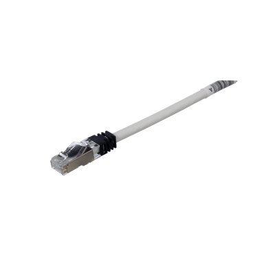 Patch Cord Cat6A, Blindado S/FTP, CM/LS0H, 3.5 Metros (11.48 Pies), Color Gris