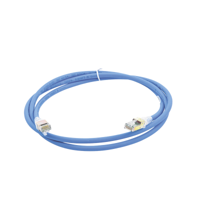 Patch Cord Z-MAX Cat6A UTP, CM, 1.52 Metros (5 Pies), Color Azul, Versión Bulk (Sin Empaque Individual)