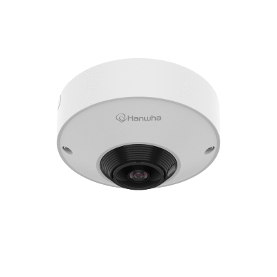 Cámara Ojo de Pez AI 12MP / Resolución 3584x2688 / Lente 1.76mm F1.8 / WDR 120dB / WiseNR II AI / Detección Persona-Vehiculo / PoE 7.3W / IP42 para uso interior