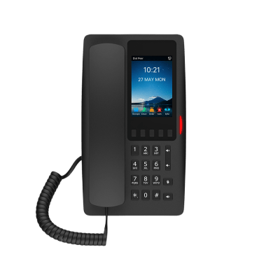 TELEFONO IP WI-FI HOTELERO C/POE C/PUERTO USB P/CARGA Y PANTALLA LCD D/3.5IN