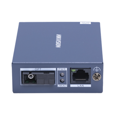 Convertidor Fibra Óptica / Receptor / Monomodo (RX) / 1 Puerto SFP (SC) 100 Mbps / 1 Puerto RJ45 10/100 Mbps / HASTA 20 KM / Plug and Play