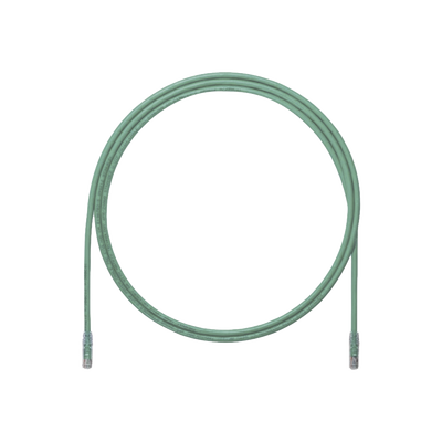 Cable de Parcheo UTP, Cat6A, 24 AWG, CM, Color Verde, 1.52 Metros (5 Pies)