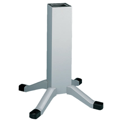 Pedestal de Acero con Patas para Gabinete HMI / 914 x 102 x 102 mm / Acero Suave / Pintura en Polvo Gris ANSI 61 / Altura Ergonómica 914 mm (36 in)