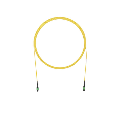 Cable de Interconexión de 12 Fibras Ópticas Monomodo OS2, de PanMPO Hembra a PanMPO Hembra, Polaridad A, LSZH, de 1.5 Metros (4.92 Pies)