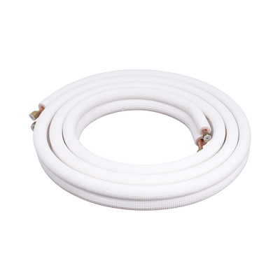 Kit de tubería / 1 / 4"  y 3 / 8 " / Capacidad para minisplit AUFIT / 1 Tonelada / Cinta aislante / Accesorios / Longitud de 4 metros
