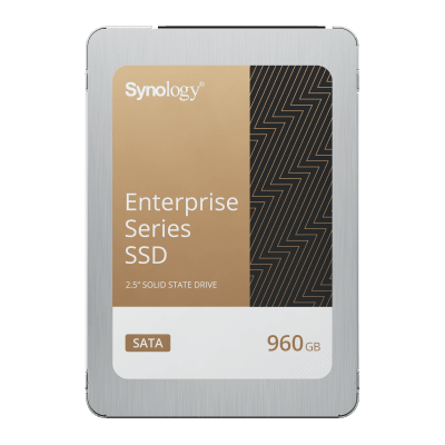 SSD SATA de 2,5" Serie Enterprise | 960 GB | Alto Rendimiento Estable | Resistencia Empresarial | Protección de Datos Integral | Análisis de Vida Útil | Compatibilidad con Synology DSM | Garantía de 5 Años