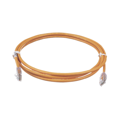 Cable de Parcheo TX6, UTP Cat6, 24 AWG, CM, Color Naranja, 0.91 Metros (3 Pies)