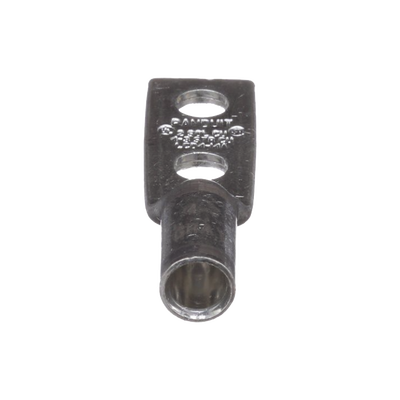 Zapata de compresión LCD4-14A-L para cal. 4 Awg, Doble barreno para tornillo prisionero de 1/4, Espaciado de orificio 16mm, 1 Pz