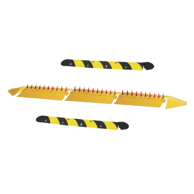 Kit de picos ponchallantas autónomo / Carriles de 3.2 M / No requiere barrera / FACIL INSTALACION / Incluye topes y tornilleria