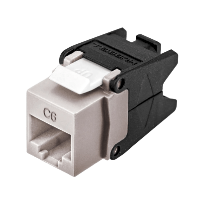 Jack RJ45 NEXTSPEED Categoría 6 / Cobra-Lock Termination / 802.3bt PoE / 750 Ciclos Mating / 1000V AC / UL 94V-0