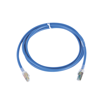 Patch Cord Z-MAX Cat6A UTP, CM, 2.13 Metros (7 Pies), Color Azul, Versión Bulk (Sin Empaque Individual)