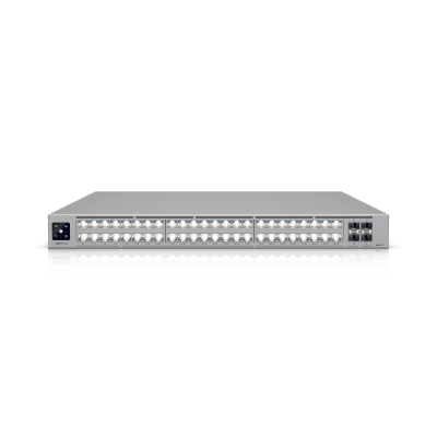 UniFi Switch USW-Pro-XG-48 / Capa 3 / 48 puertos (32 × 10 GbE, 16 × 2,5 GbE) + 4 puertos SFP28 25 G