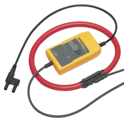 Pinza Amperimétrica Flexible AC / 2000 A Máximo / Tipo Rogowski / 3 Rangos (20 A, 200 A, 2000 A) / Salida 100 mV/A, 10 mV/A, 1 mV/A / CAT III 600 V / Cabezal Flexible 610 mm (24 in)