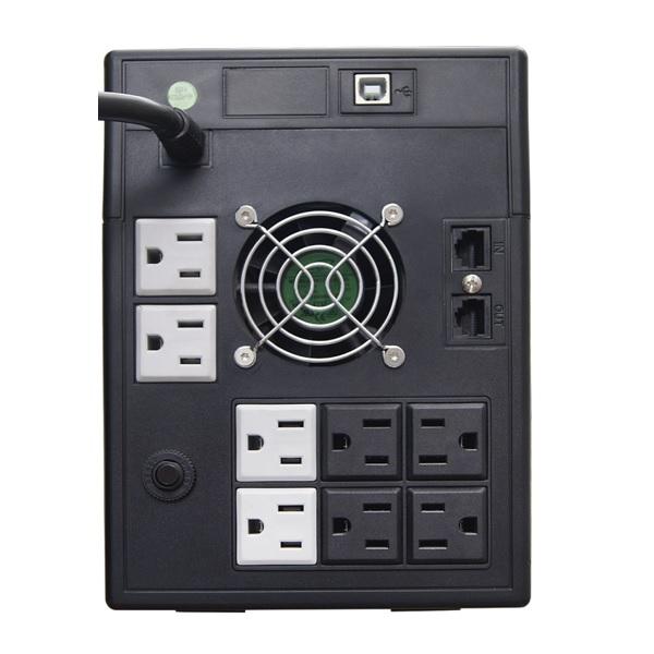 NO BREAK/UPS VICA 2200VA/1200W 10 TOMAS, RJ11/45 PANTALLA LCD (S 2200)