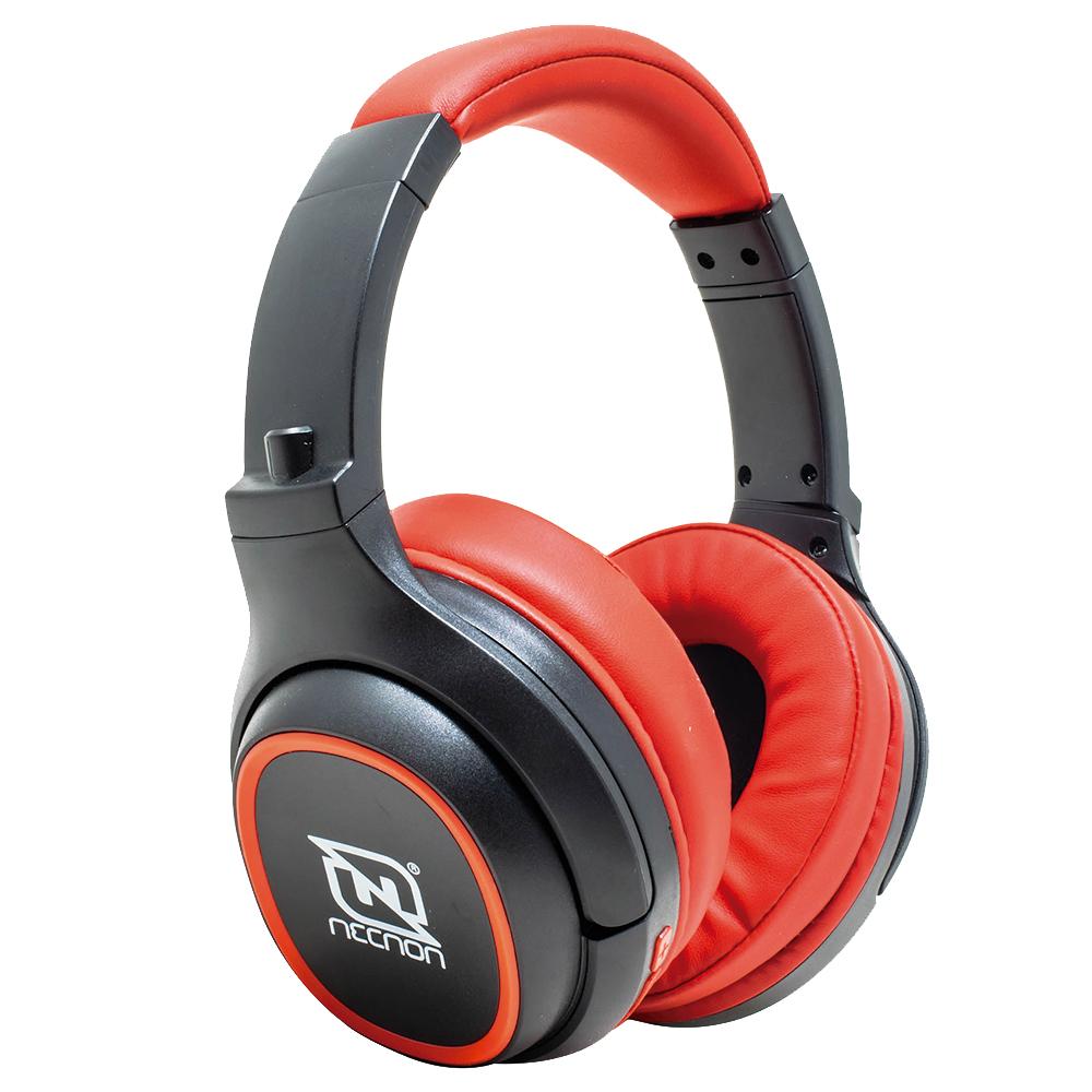 DIADEMA NECNON CON MICROFONO NBH 02 BLUETOOTH INALAMBRICO ROJO NBAB0202TC